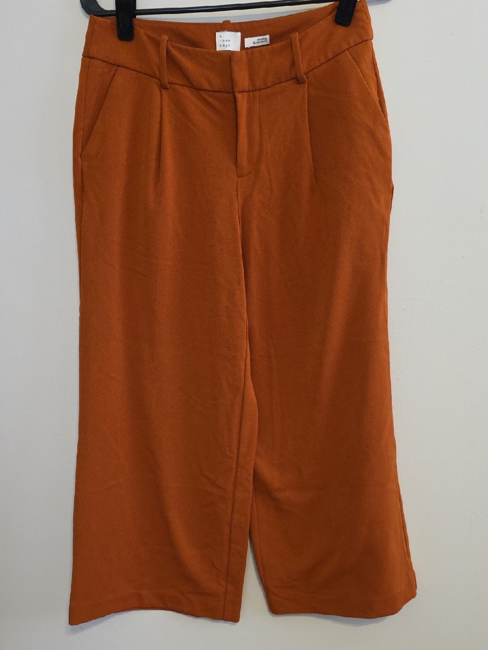 a new day Rust-Orange Stretch Pants